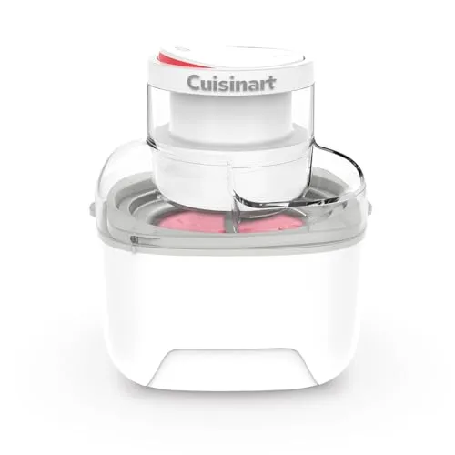 Cuisinart Solo Scoops Ice Cream Maker - Speiseeisbereiter für hausgemachtes Eis in nur 25 Minuten, ideal für individuelle Portionen und kreative Geschmacksrichtungen - kompakt und platzsparend.