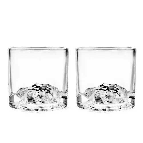 LIITON Exklusiv Whisky Gläser Set Denali 2-teilig - Altmodische Gläser mit innovativem Kühlsystem: Genießen Sie Whisky perfekt gekühlt ohne Eis – ideal als Geschenk für Männer und Whisky-Liebhaber.