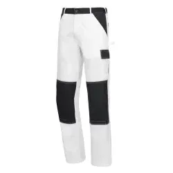 NITRAS MOTION TEX LIGHT Arbeitshose, weiß/grau 7513-64 , Größe 64