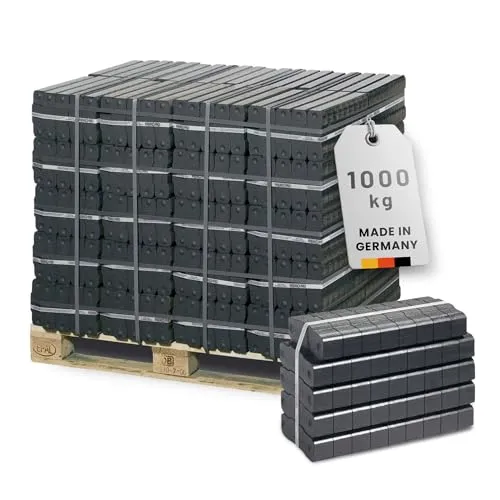 Braunkohle Kaminbriketts 25kg Bündel - Hochwertige Brennstoffe - Umweltschonende Braunkohle Kaminbriketts mit einer Brenndauer von 6-8 Stunden, ideal für gemütliche Abende. 1000kg Palette für effizienten Versand.