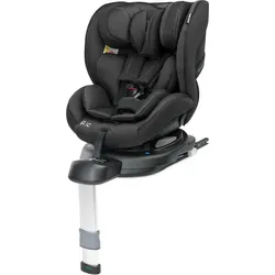 CARETERO Rio 360 Kinderautositz von 40 bis 105 cm, R129 i-Size, ISOFIX - Schwarz - Schwarz