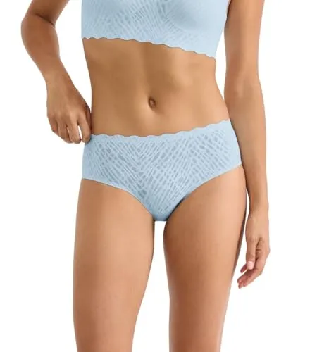 Sloggi Damen Unterhose Zero Feel Bliss Hipster, M, Light Blue
