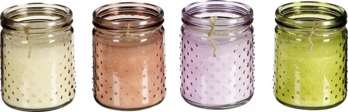 Mica Decorations Citronella  Ø 10 x 12,5 cm im Glas in verschiedenen Farben