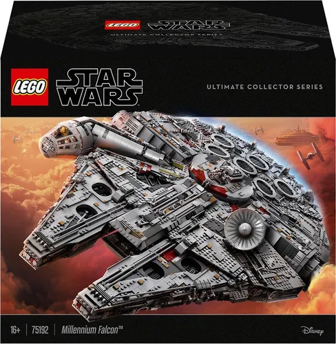 LEGO Star Wars 75192 Millennium Falcon - LEGO Set für Star Wars Fans, mit über 7500 Teilen und detailreichem Inneren, ideal für Sammler und kreative Bauprojekte.