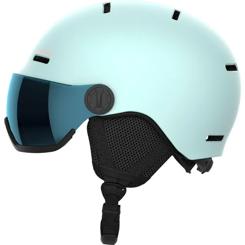 SALOMON ORKA VISOR Helm 2025 - Leichter Schutz für junge Rider - Helme: Der ORKA VISOR Helm 2025 bietet leichten Kopfschutz für Kinder mit einfachem Passformsystem und integriertem Visier - perfekt für den ganzen Winter!