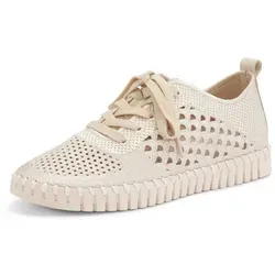 Ilse Jacobsen TULIP4275 Schnürschuh Tulip – Komfortabel und stilvoll - Eleganter Schnürschuh in Kit Pearled Ivory, klebstofffrei und mit gepolstertem Innensohle für hohen Tragekomfort. Ideal für den Alltag und einfach zu kombinieren.