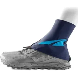 Altra Trail Gamasche - Schwarz, Marineblau, Hellblau, Large - Optimale Passform für Trail-Laufschuhe mit riemenlosem Design. Atmungsaktives Stretchmaterial und hohe Abriebfestigkeit sorgen für Komfort und Langlebigkeit.