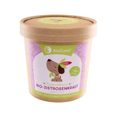 AniCanis Bio Zistrose für Hunde | Zistrosenkraut Pulver Immunsystem & Zecken 50g