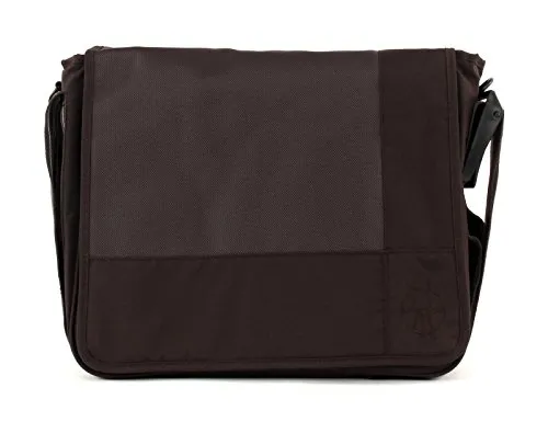 LÄSSIG Wickeltasche Messenger Bag (Set, 4-tlg) - Wickeltasche für organisierte Eltern mit Wickelauflage, Flaschenhalter und Utensilientasche. Ideal für den Alltag mit Baby, ausgestattet mit praktischen Extras und hochwertiger Qualität.