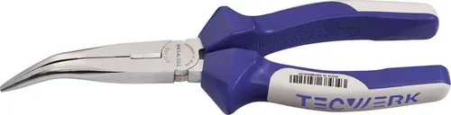 Flachrundzange Lnge 200 mm 40 gewinkelt Mehrkomponenten-Hllen