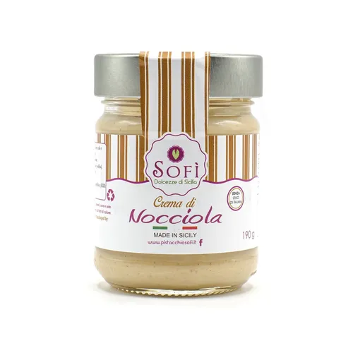  Sofì Crema di Nocciola, weiße Haselnusscreme ohne Palmöl 190g 37,89 EUR/kg