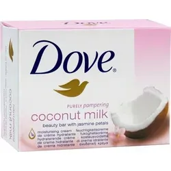 Dove Relaxing Coconut Milk Seifenstück 90 g - Duschlotion mit entspannender Kokosmilch, pflegt die Haut und sorgt für ein angenehmes Duscherlebnis.