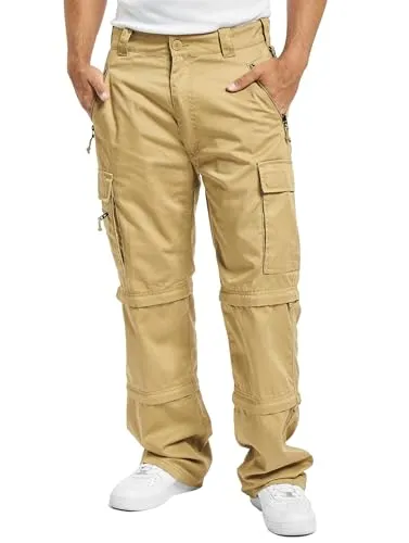 Brandit Savannah Pants - Camel, Größe L - Wanderhosen aus robustem, atmungsaktivem und wasserabweisendem Mischgewebe, ideal für Outdoor-Abenteuer mit großen Beintaschen und praktischen Reißverschlussabschlüssen.