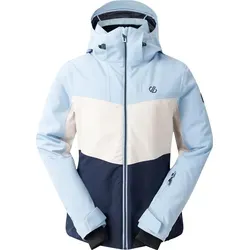 Dare 2B - "Iced" Skijacke für Damen, Wasserfest RG12142 (42 DE) - Gletschersee/Marine - Stylische und wasserfeste Skijacke für Damen aus 100% recyceltem Polyester. Mit atmungsaktiver ARED-Technologie und praktischen Taschen für einen gelungenen Tag auf der Piste.