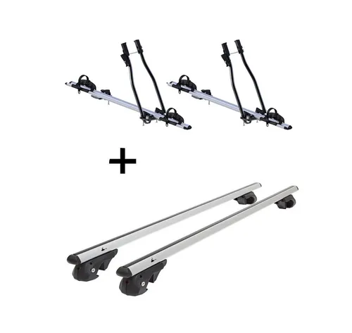 Fahrradträger SAGITTAR & Dachträger VDP004 L für VW Golf Variant - Gepäckträger Set für VW Golf Variant ab 1994, inklusive 2x Fahrradträger für alle Fahrradtypen. Ideal für komfortablen Transport und mehr Platz im Innenraum.