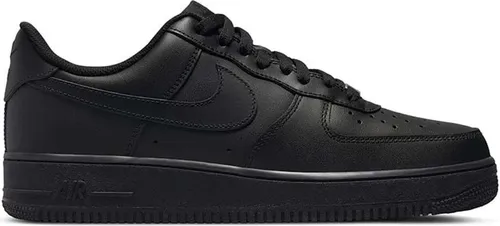 Nike Air Force 1 '07 Schwarz - Herren Sneaker - Hochwertige Herren Sneaker aus Leder mit legendärer Nike Air-Dämpfung für optimalen Komfort und einen zeitlosen Look. Perfekt kombinierbar für jeden Anlass.