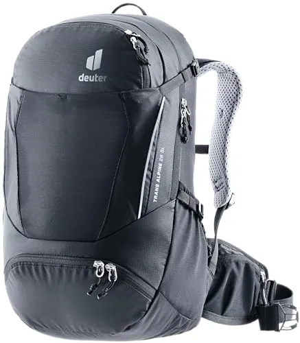 Deuter Trans Alpin 28 SL Fahrradrucksack - Trekkingrucksack mit 28 Litern Volumen, ausgestattet mit einer praktischen Regenhülle für optimalen Wetterschutz bei Ihren Outdoor-Abenteuern.
