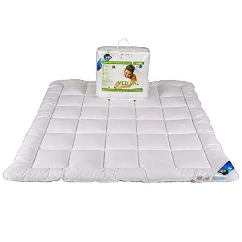 Neue Bettdecke Steppdecke Frühjahr Herbst Sommer Steppbett Gesteppt Polyester Schlafdecke Medical I Weiß Waschbar 140 x 200, 160 x 200, 180 x 200, 220 x 200 (140 x 200 cm)