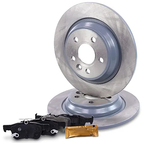 ATEC Germany Bremsenset Hinterachse inkl. Bremsscheiben Ø 302 mm Voll + Bremsbeläge Hinten Kompatibel mit FORD FOCUS Mk4 (HN), FOCUS Mk4 Stufenheck (HM), FOCUS Mk4 Turnier (HP), KUGA Mk3 (DFK)