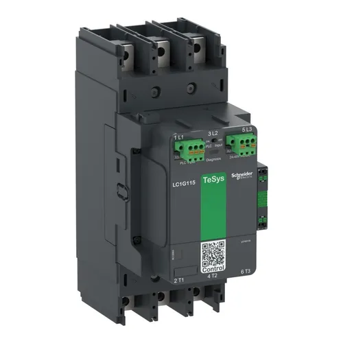 Schneider Electric LC1G185BEEA Schütz - TeSys control - Hochleistungs-Schütz für sicheres Motorenschalten bis 185A bei 400V, mit AC/DC Weitbereichsspule von 24-48V für flexible Anwendungen.