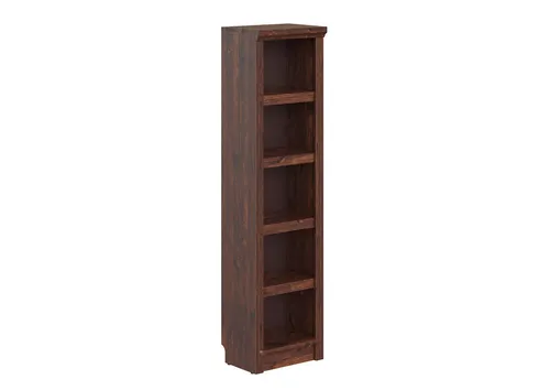 OTTO HOME "Riga Bücherregal" – Dunkelbraun, Breite 40 cm - Elegantes Standregal aus massivem Kiefernholz, ideal für Ihr Zuhause. Mit variablen Einlegeböden bietet es vielseitige Nutzungsmöglichkeiten und fügt sich harmonisch in jeden Raum ein.