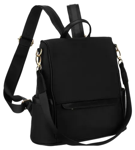 Peterson Damen-City-Rucksack Unihow schwarz – Stilvoll & praktisch - Geräumiger Damen-Rucksack von Peterson, ideal für Alltag und Ausflüge. Mit fünf Taschen, leichtem Design und sicherem Zugriff auf Ihre Essentials. Perfekt für Arbeit, Uni und Shopping!