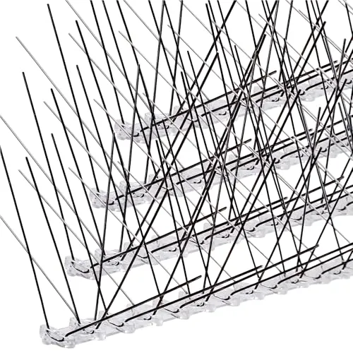 Konzept 11 Taubenabwehr Spikes – 5-reihig, 1m, vormontiert & flexibel zuschneidbar - Ethische Taubenabwehr: Die Spikes schützen Ihr Eigentum vor Verschmutzungen und Schäden, ohne Tieren zu schaden. Aus rostfreiem Edelstahl gefertigt, bieten sie Langlebigkeit und einfache Montage auf verschiedenen Oberflächen.