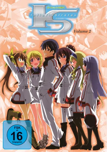 Infinite Stratos - Vol. 2 - Anime-Film über die IS-Akademie, wo nur Frauen Exoskelette steuern können. Erlebe die spannende Ausbildung des einzigen männlichen Piloten Ichika und seine Abenteuer!