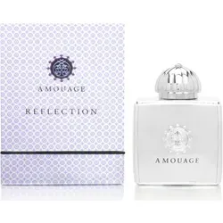 Amouage Reflection Woman Eau de Parfum 100ml - Damenduft mit floralen Noten, der eine magische Aura verleiht. Erleben Sie die Eleganz von Freesie, Jasmin und warmen Holznoten in einem 100ml Eau de Parfum.