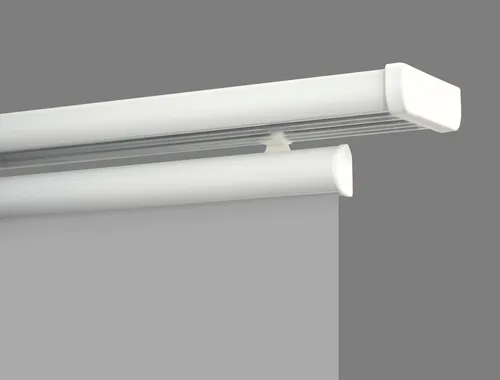 Good Life Gardinenschiene Sileno, 3-läufig, Aluminium - Elegante 3-läufige Gardinenschiene für kreative Fenstergestaltung, einfach zu montieren und perfekt für Schiebevorhänge geeignet.