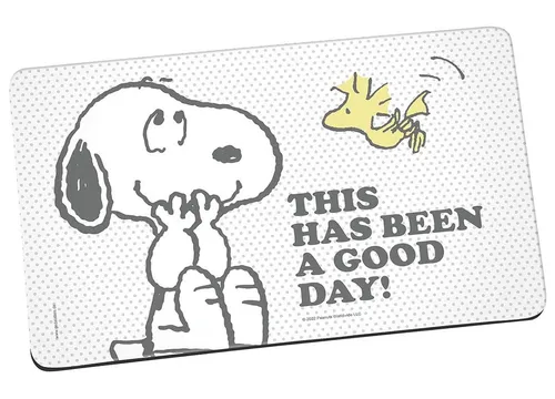 Geda Labels GmbH Frühstücksbrett Frühstücksbrettchen Snoopy Good Day, Resopal, glatte Oberfläche, leicht zu Reinigen