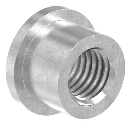 Gewindehülse M12 - Metallhülse für zuverlässige Verbindungen - Robuste Gewindehülse aus Stahl für Geländerzubehör, ideal für stabile und langlebige Anwendungen im Bauwesen.