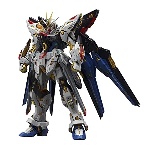 Bandai Gunpla 1/100 MGEX ZGMF-X20A Strike Freedom Gundam - Figuren im Maßstab 1:100, unbemalt und ideal für Sammler und Modellbauer mit hohem Schwierigkeitsgrad (5). Erlebe die Faszination von Gundam!