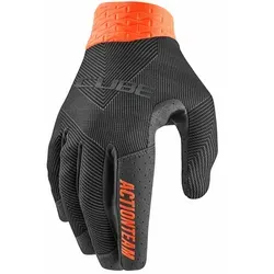 Cube Performance Handschuhe lang X Actionteam black'n'orange S (7) - Fahrradbekleidung, atmungsaktive und rutschfeste Handschuhe für optimalen Grip und Komfort beim Radfahren.