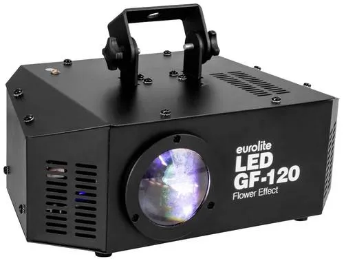 Eurolite LED GF-120 Flowereffekt - Licht & Bühne, beeindruckender Gobo- und Flower-Effekt mit 16 Showprogrammen für eine fesselnde Atmosphäre bei Events.