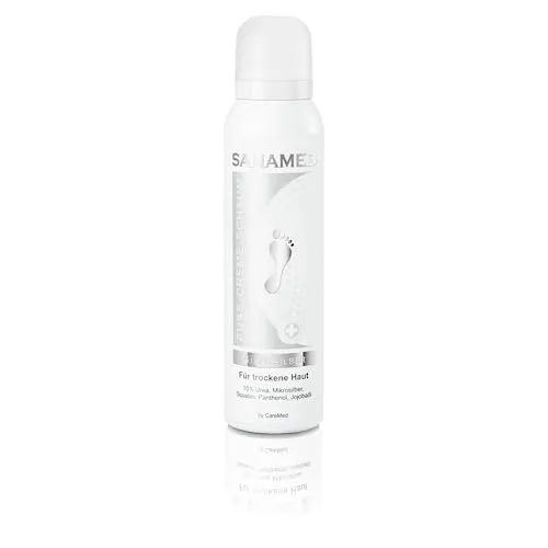 Sanamed Fuß-Creme-Schaum "Mikrosilber"