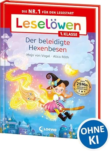 Leselöwen 1. Klasse - Der beleidigte Hexenbesen: Die Nr. 1 für den Lesestart - Mit Leselernschrift ABeZeh - Erstlesebuch für Kinder ab 6 Jahren
