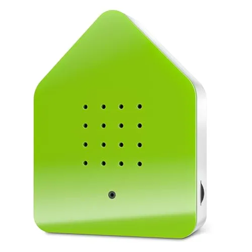 RELAXOUND ORIGINAL Zwitscherbox "Green" – Entspannende Vogelgeräusche - Gartenmöbel & Zubehör – Erlebe die beruhigende Wirkung der Vogelgesänge mit Bewegungsmelder, der für zwei Minuten erklingt und eine Batterielaufzeit von bis zu 1 Jahr bietet.