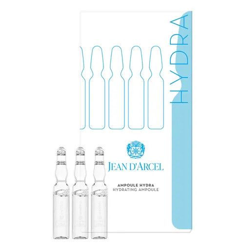JEAN D'ARCEL Ampoule Hydra 5 x 2 ml - Ampulle für intensive Feuchtigkeitsversorgung, ideal bei extrem trockener Haut. Mit Rambutan-Extrakt und Hyaluronsäure für pralle, frische Haut und reduzierte Trockenheitsfältchen.