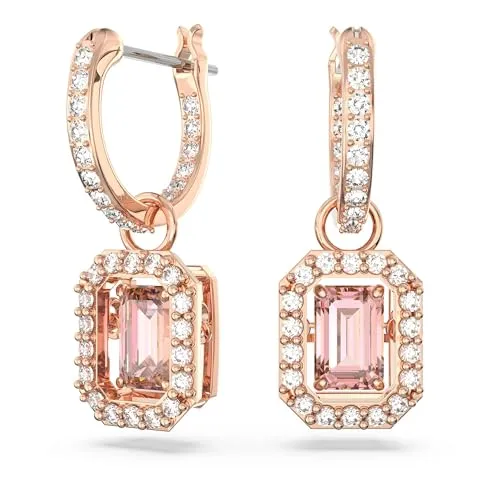 Swarovski Paar Ohrhänger Una - Elegante Ohrhänger aus Kristallen und Zirkonia, perfektes Accessoire für besondere Anlässe