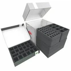 Feldherr Lagerbox FSLB310 für Heroes of Might Magic III - Praktisches Lagerbox-Set für die sichere Aufbewahrung und den Transport von 86 Miniaturen. Hochwertige Schaumstoffeinlagen schützen deine Figuren zuverlässig und sorgen für einen einfachen Transport.