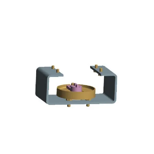 Siemens 6DR4004-8D Motorflansch für Schwenkantriebe - Zubehör für Schrittmotoren, Servomotoren - Ideal für SIPART PS2 Anbausatz, ermöglicht einfache Montage an Schwenkantrieben nach VDI/VDE 3845.