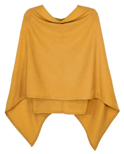 dy_mode Damen Poncho in Unifarben – Weiches Strickponcho Cape für Herbst und Winter - Vielseitiger Damen Strickponcho aus leichtem Feinstrick, ideal für jede Jahreszeit. Elegant geschnitten mit weitem Halsausschnitt, perfekt für Büro, Freizeit oder festliche Anlässe.