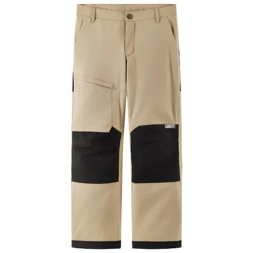 Reima Kid's Sampu Trekkinghose Gr 128 beige - Wasserdichte Trekkinghose für Kinder in Beige, Größe 128. Ideal für Wanderungen und Outdoor-Aktivitäten. Hergestellt aus strapazierfähigem Material mit getapten Nähten für zusätzliche Robustheit.