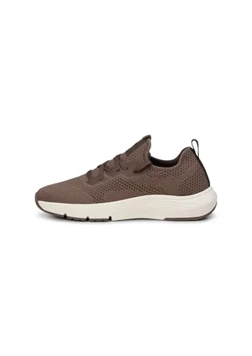 Marc O'Polo Textil Sneaker grau 36 EU - Stylische und bequeme Sneaker für den Alltag, mit Blockabsatz und robuster Gummisohle für optimalen Komfort.