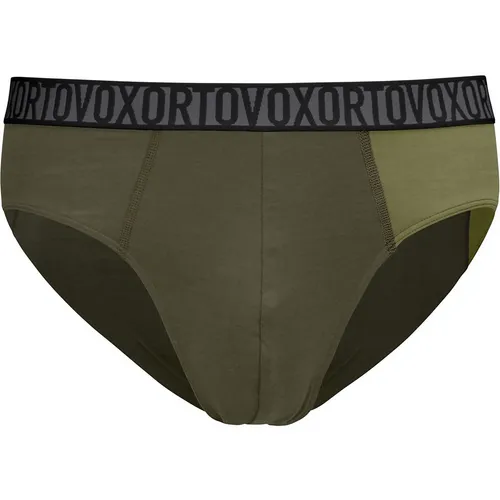 Ortovox Herren 150 Essential Briefs Unterhose (Größe XXL, oliv)