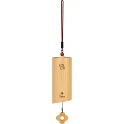 Sela Venti Chime Fire (G, B, D, A) Bambus Windspiel - Entspannendes Windspiel aus Bambus mit klaren Klangstäben für meditative Klänge. Ideal für Achtsamkeit und Yoga, wetterfest und leicht zu montieren, ein tolles Geschenk für Klangliebhaber.