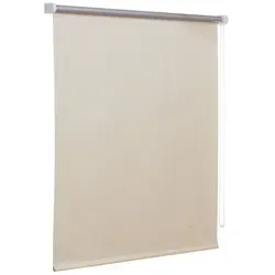 Verdunklungsrollo 160 cm x 160 cm - ventanara - Rollos in creme, perfekt für eine lichtdichte Verdunkelung und ideal für Schlafzimmer oder Heimkinos.