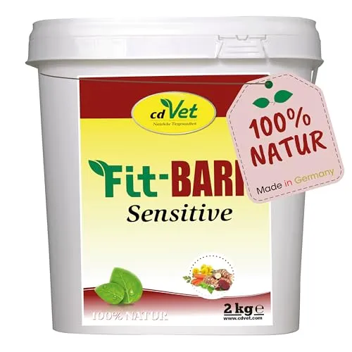 Fit-Barf Sensitiv Neu vet. 2000 g - Hochwertige Tiernahrung - Tiergesundheit: Speziell entwickelte, sensitiv Rezeptur für eine ausgewogene Ernährung Ihres Hundes, ideal bei Allergien.