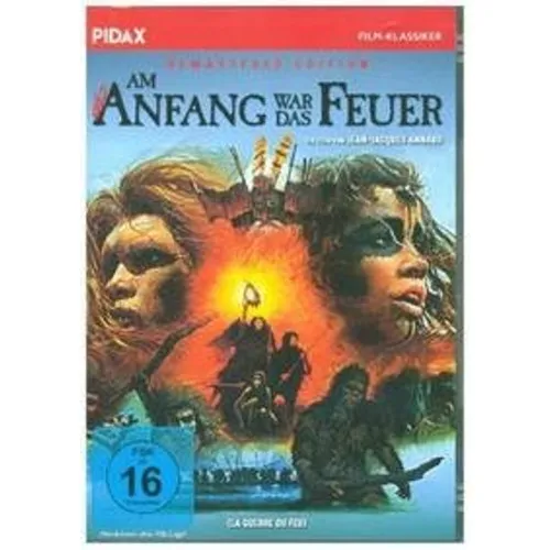 DVD - Am Anfang war das Feuer: Meisterwerk des Abenteuerfilms - Pidax Film-Klassiker, Regie von Jean-Jacques Annaud, fesselndes Abenteuer in deutscher und französischer Sprache, ideal für Filmfans.